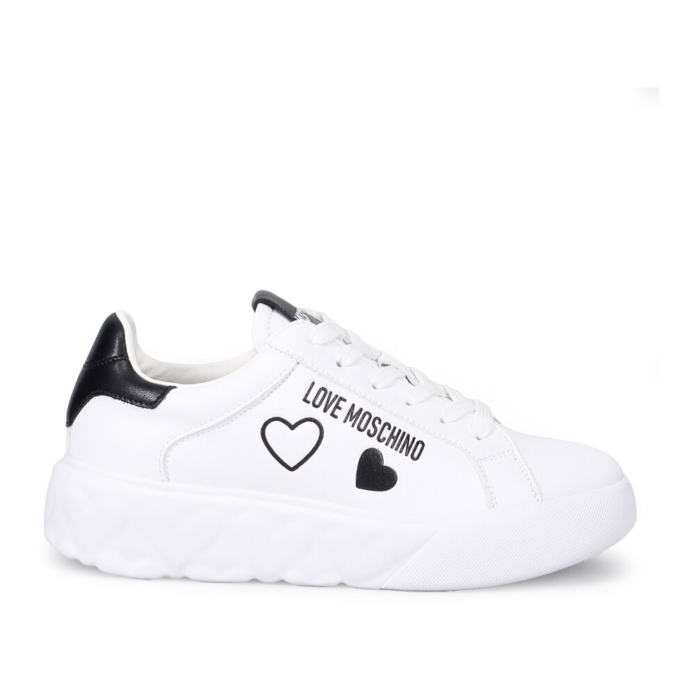 Zapatillas cuero mujer online blancas