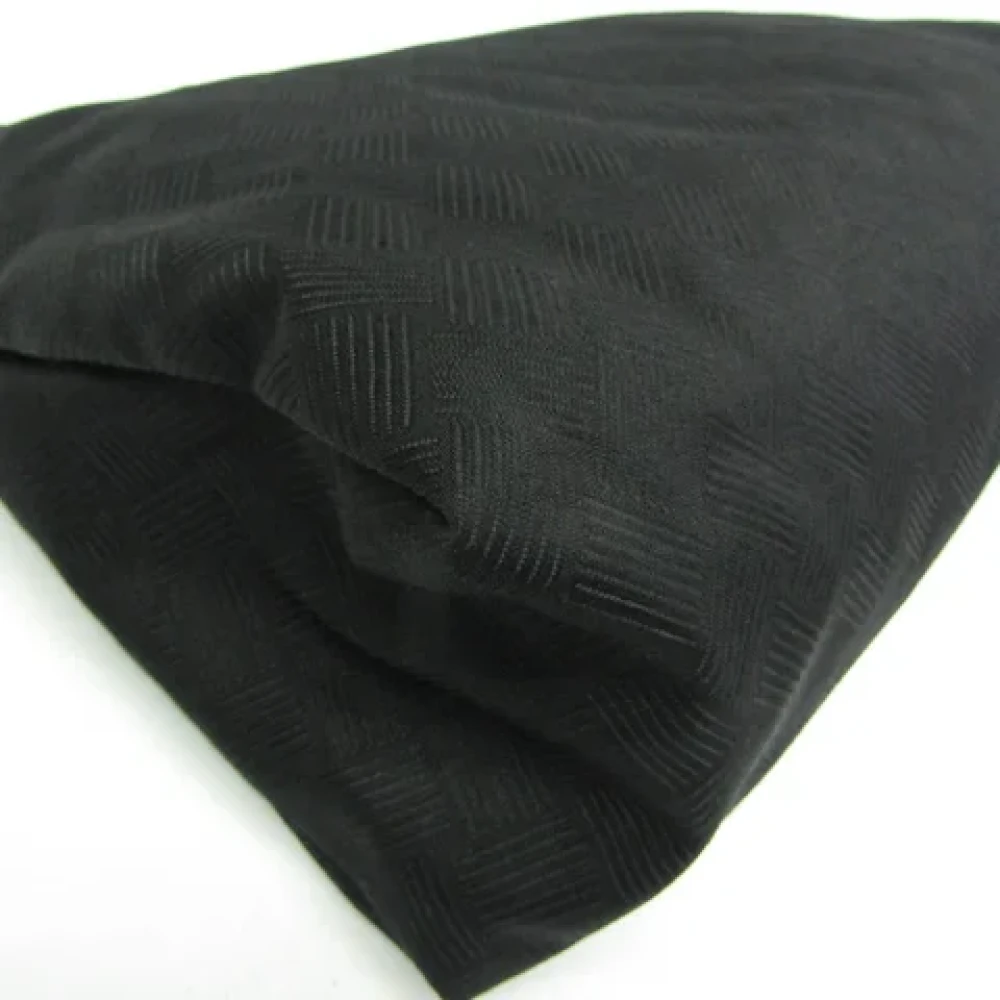 Bottega Veneta Vintage Pre-owned Nylon clutches Black Dames