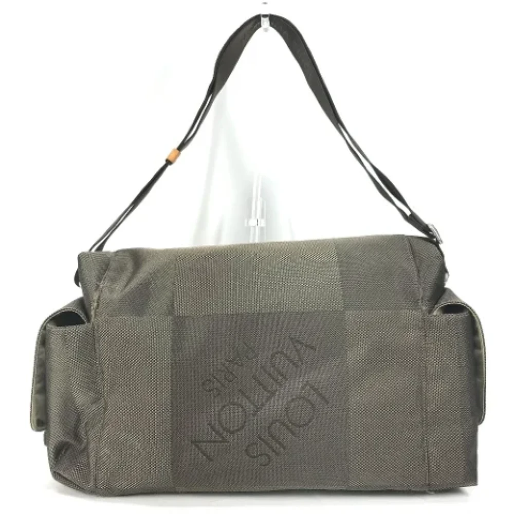 Louis Vuitton Vintage Pre-owned Fabric louis-vuitton-bags Gray Heren