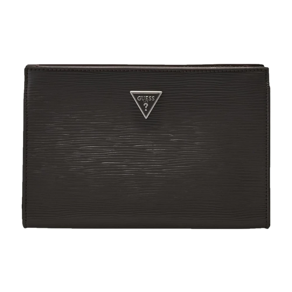 GUESS cross body bag Milano Crossbody Top Zip Dark Brown - Image 2