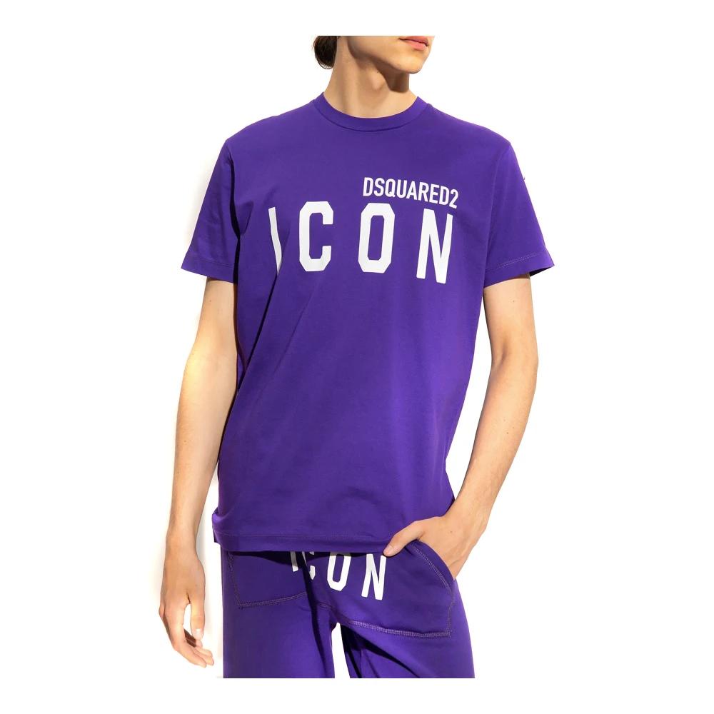 Dsquared2 Klassiek T-Shirt Purple Heren