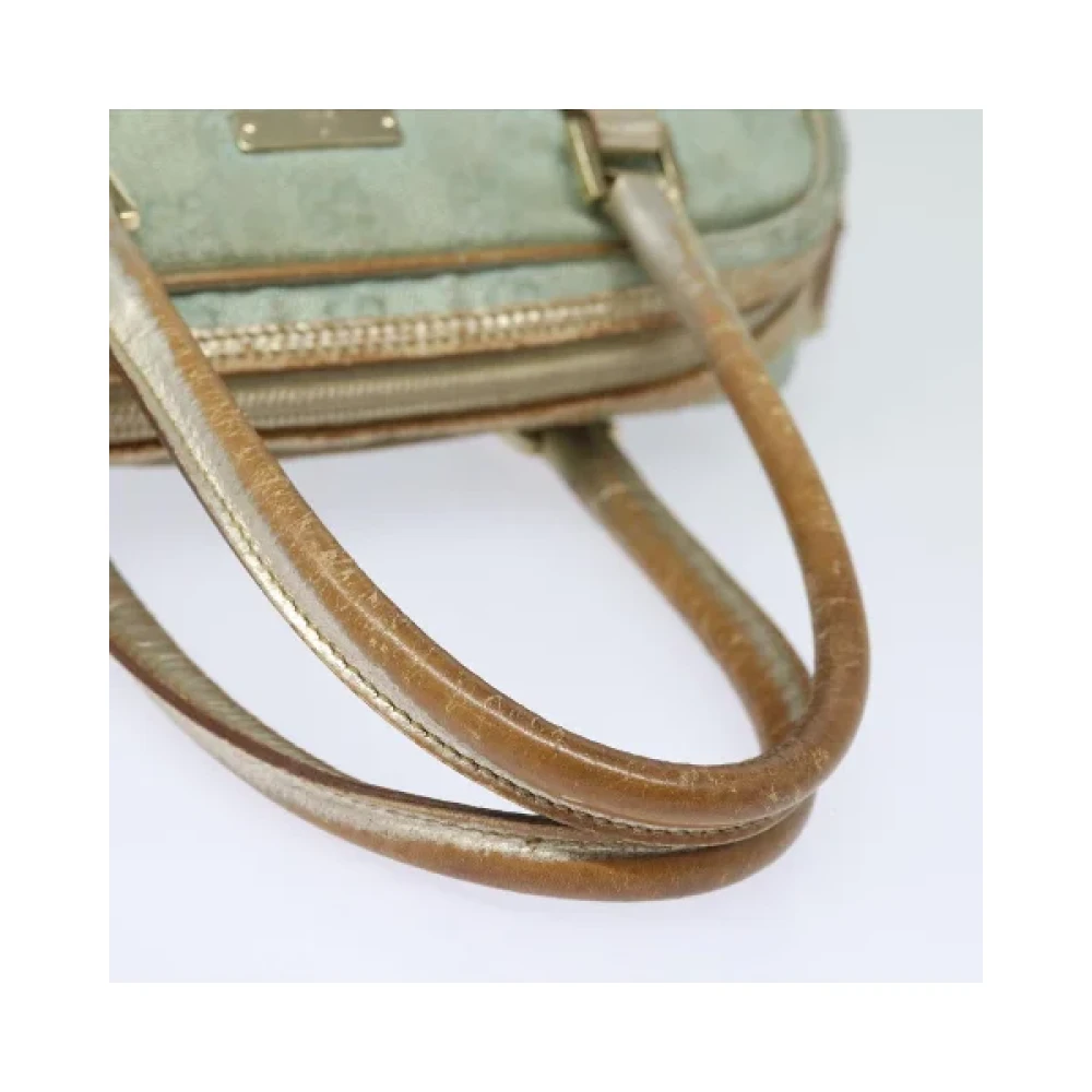 Gucci Vintage Pre-owned Canvas handbags Blue Dames