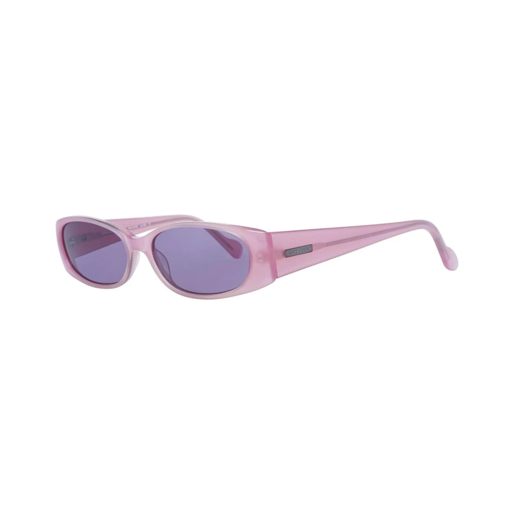 More & More Women's Purple Oval Sunglasses With Uv Protection
