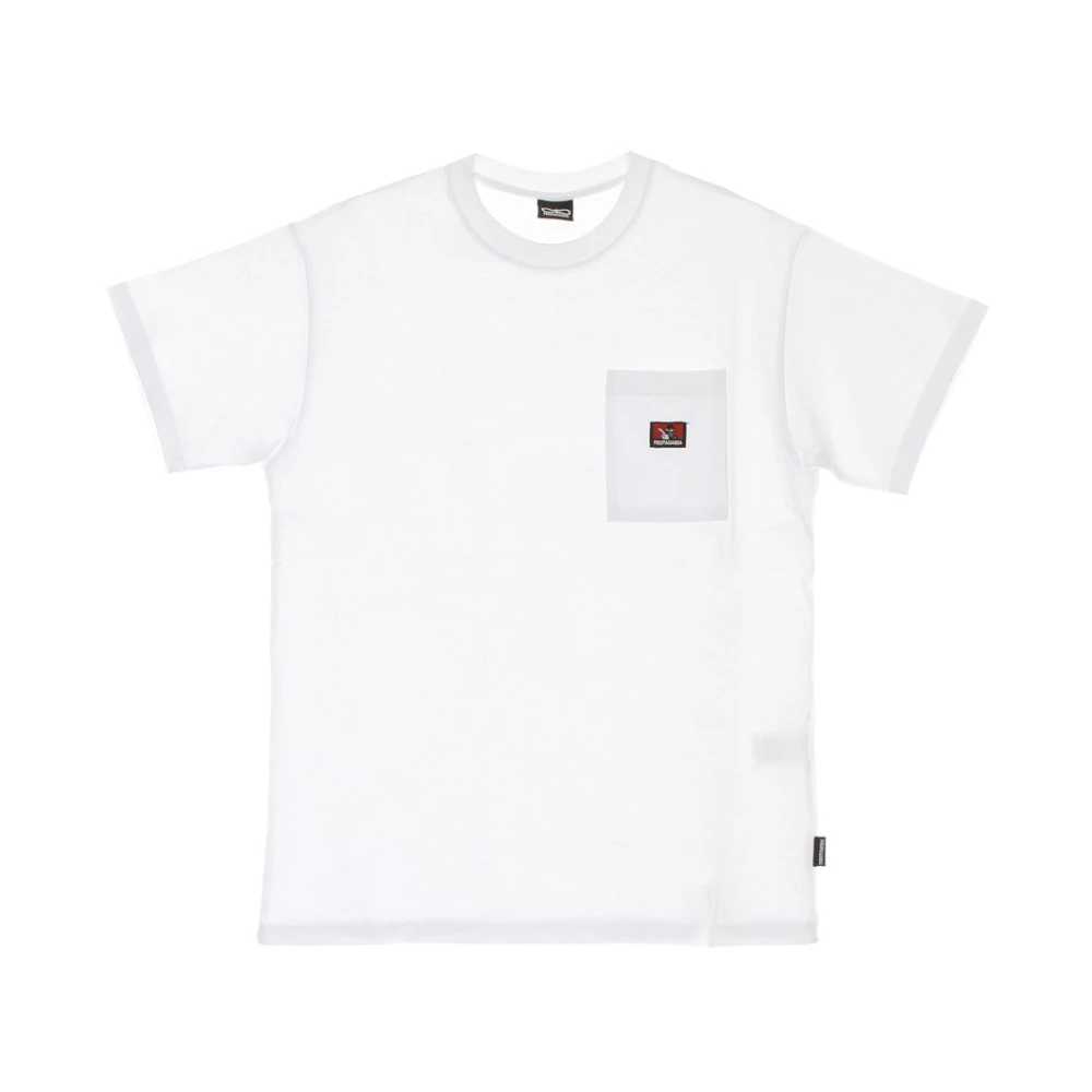 Propaganda Witte Pocket Tee Korte Mouw White Heren