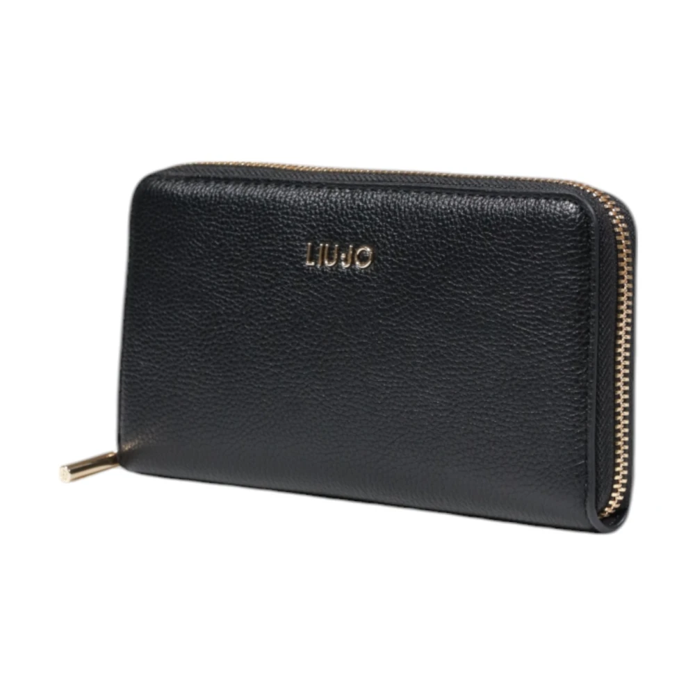 Liu Jo Stijlvolle Damesportemonnee Lente Zomer Collectie Black Dames