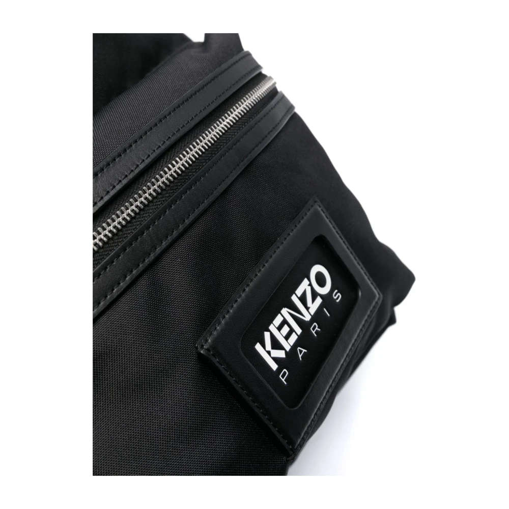 Kenzo Zwarte Bucket Bag & Rugzak Black Heren