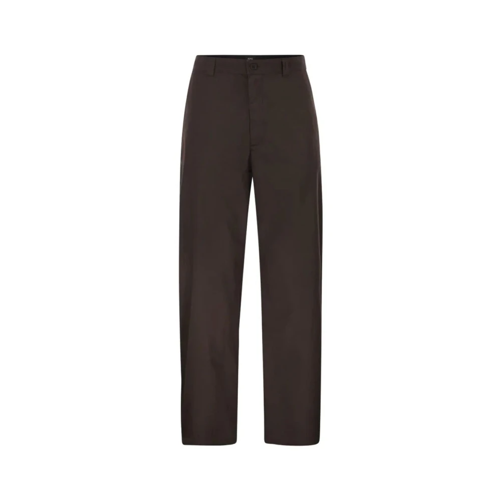 A.p.c. Uomo Marrone Pantaloni, S, New,