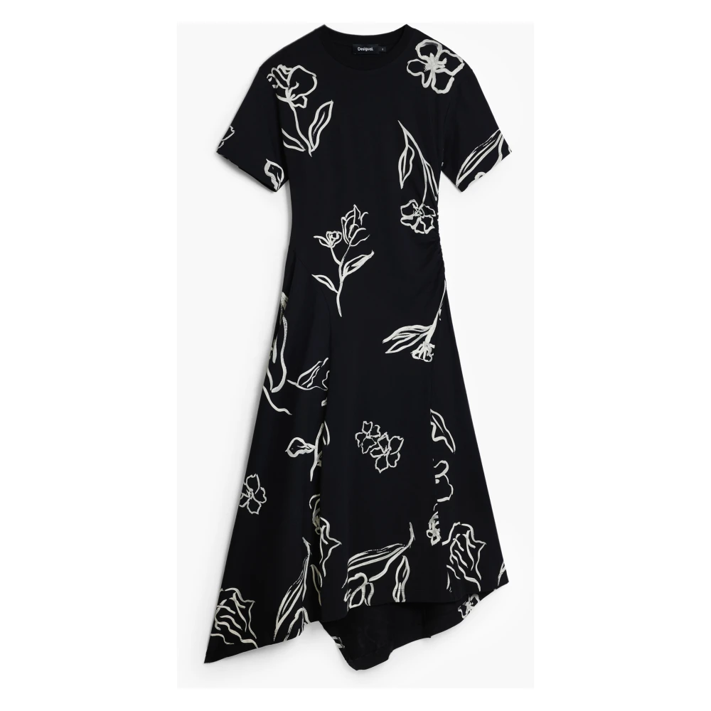 Desigual Femme Noir - Dresses > Day Dresses > Midi Dresses