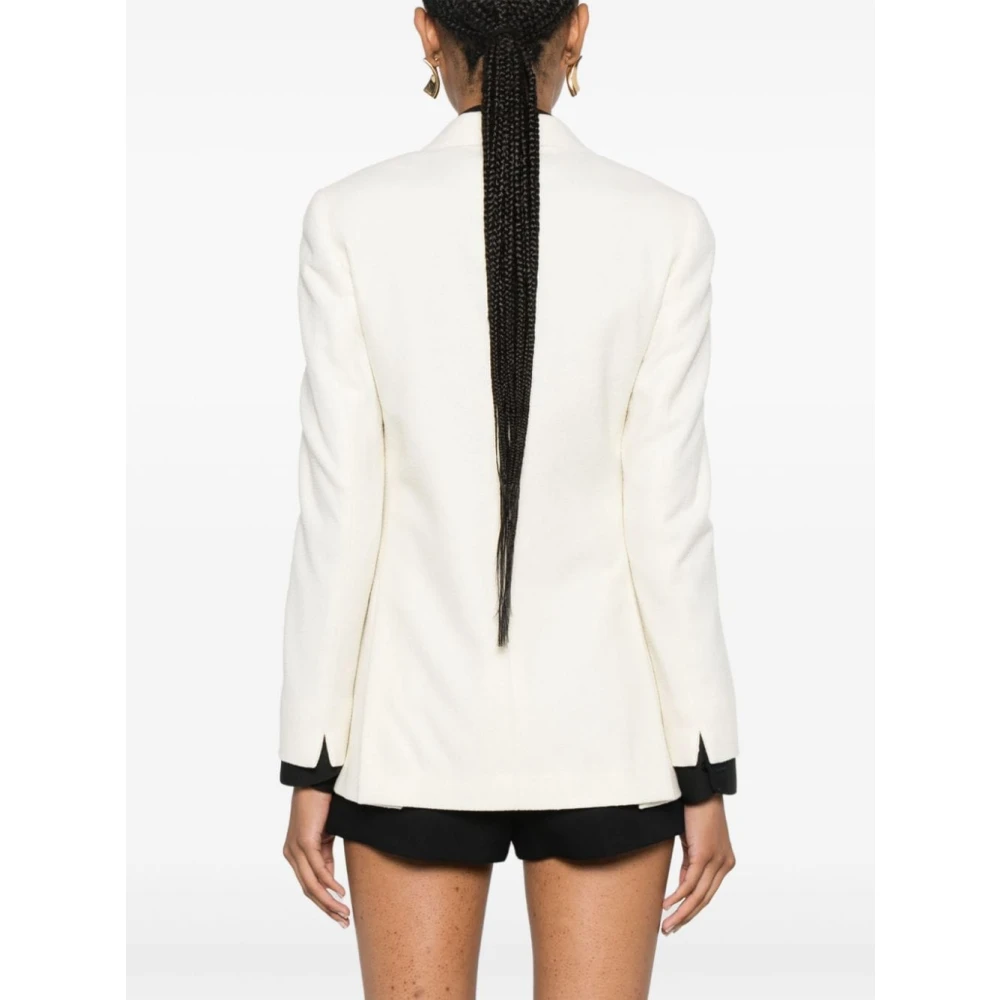 Lardini Crème Jas voor Stijlvolle Look Beige Dames