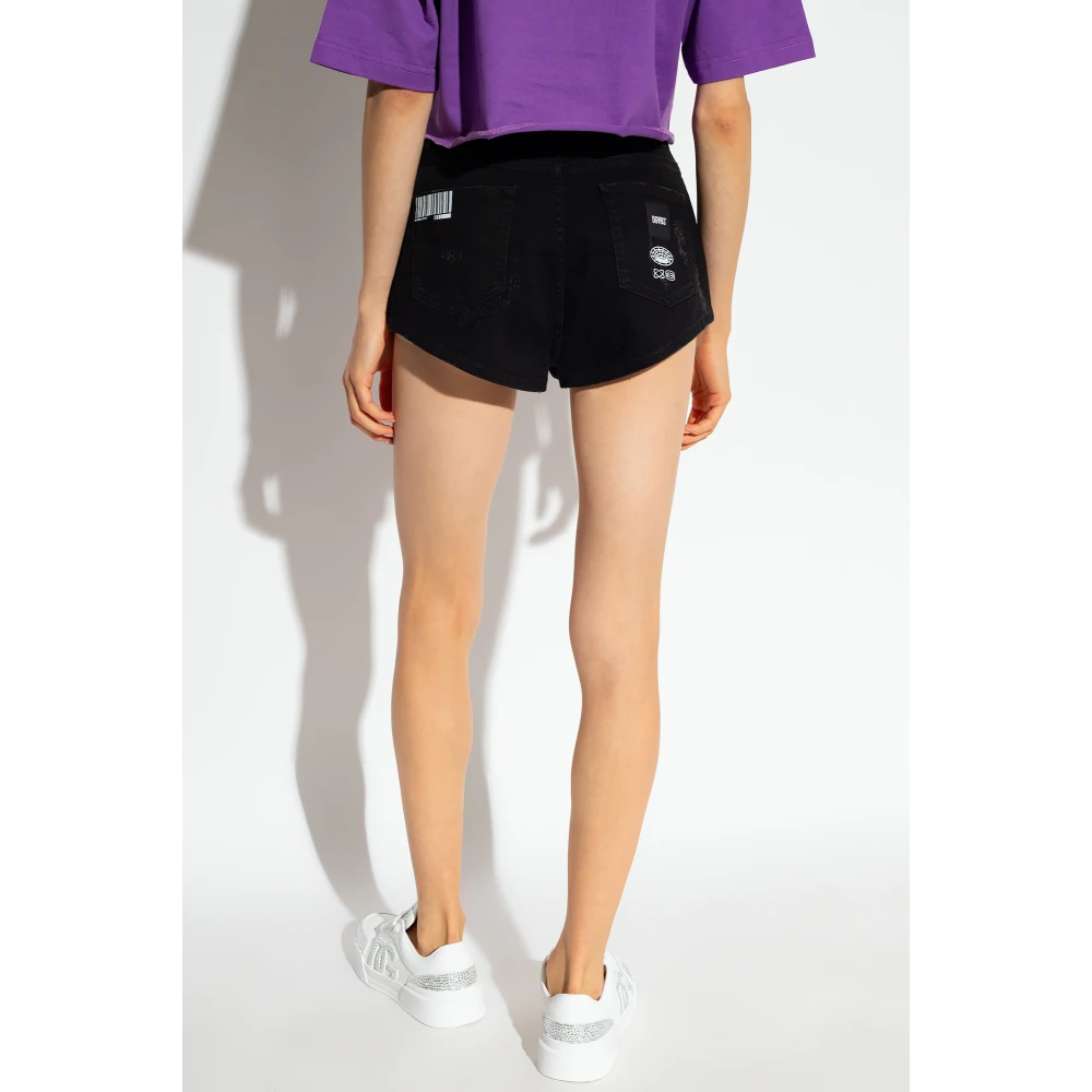 Dolce & Gabbana Bedrukte shorts Black Dames