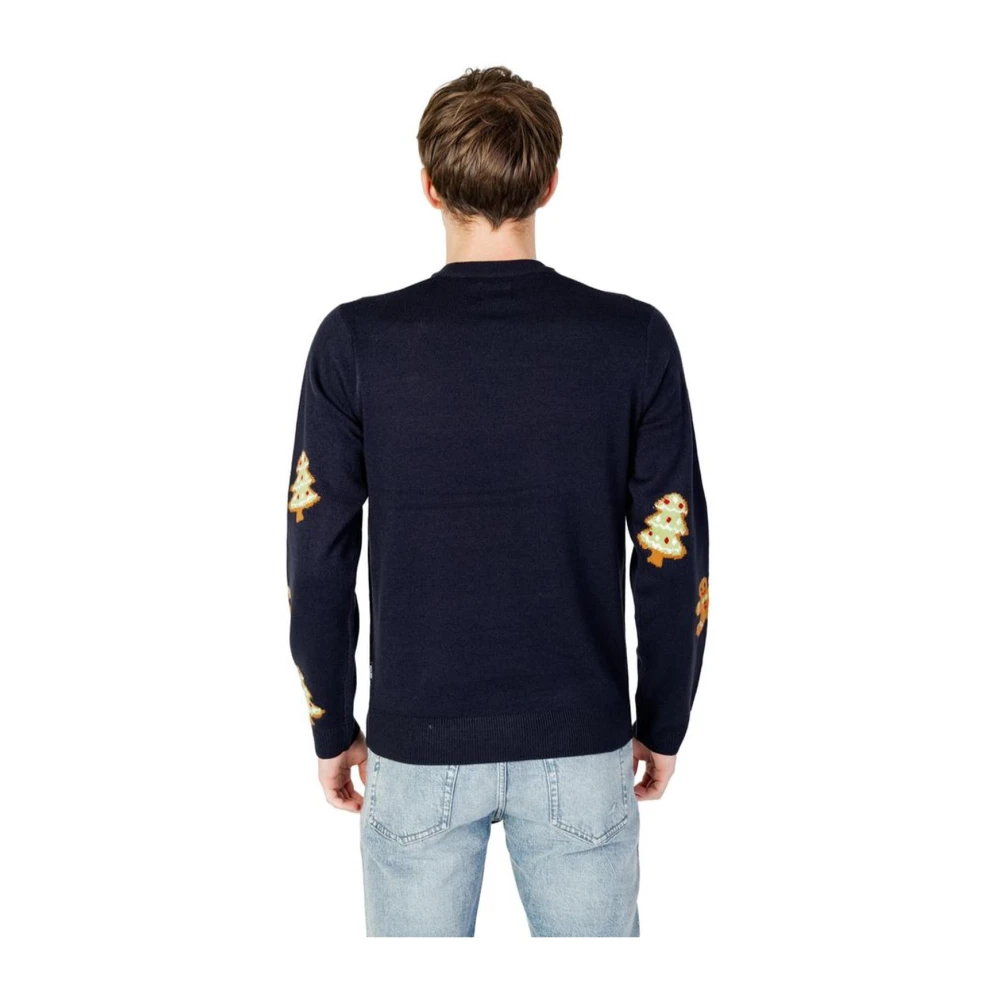Only & Sons Gebreide Trui Collectie voor Mannen Blue Heren