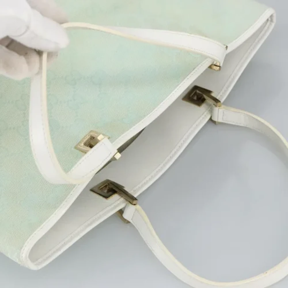Gucci Vintage Pre-owned Canvas totes Blue Dames