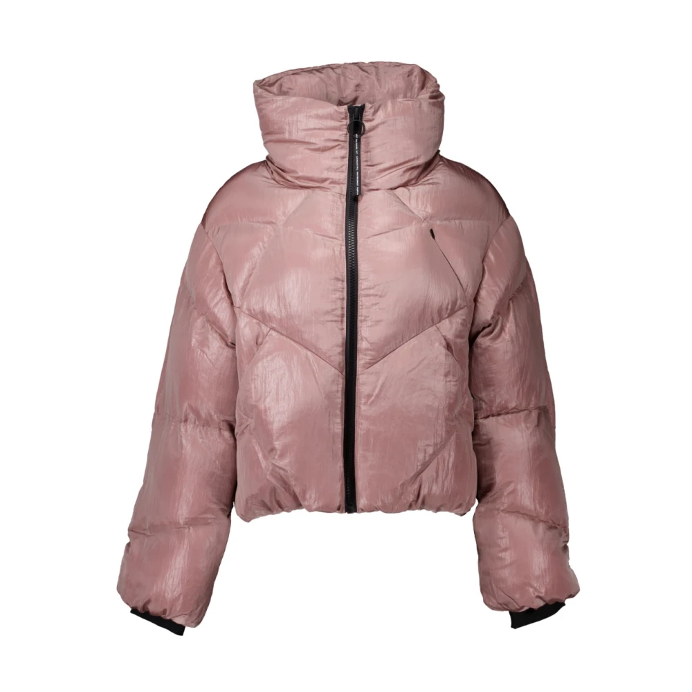 Krakatau Oud Rose Parka Jas Pink Dames