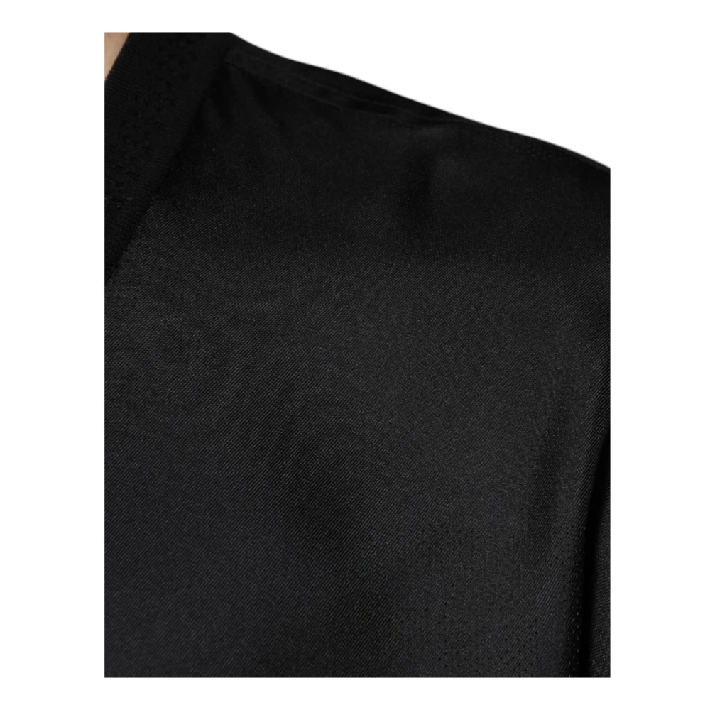 Dolce & Gabbana Zwarte Katoenen Vierkante Hals T-shirt Black Heren