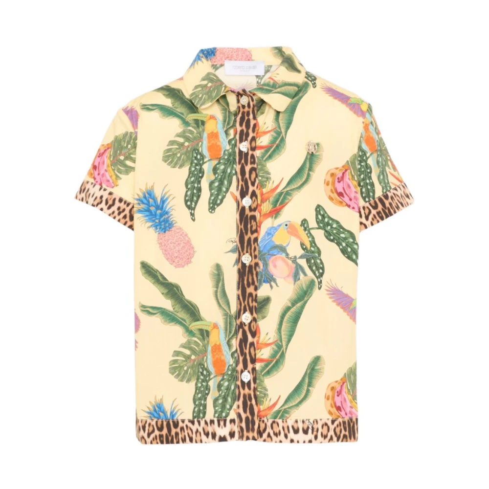 Roberto Cavalli Multicolor Kids Shirts, Female, 10 Y, Shirts
