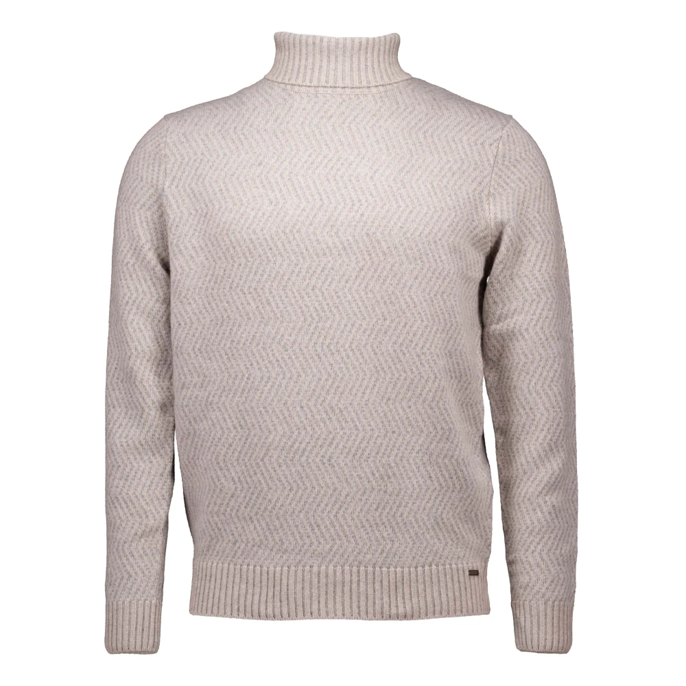 Gentiluomo Men's Beige Turtlenecks, 2XL, Stylish Model