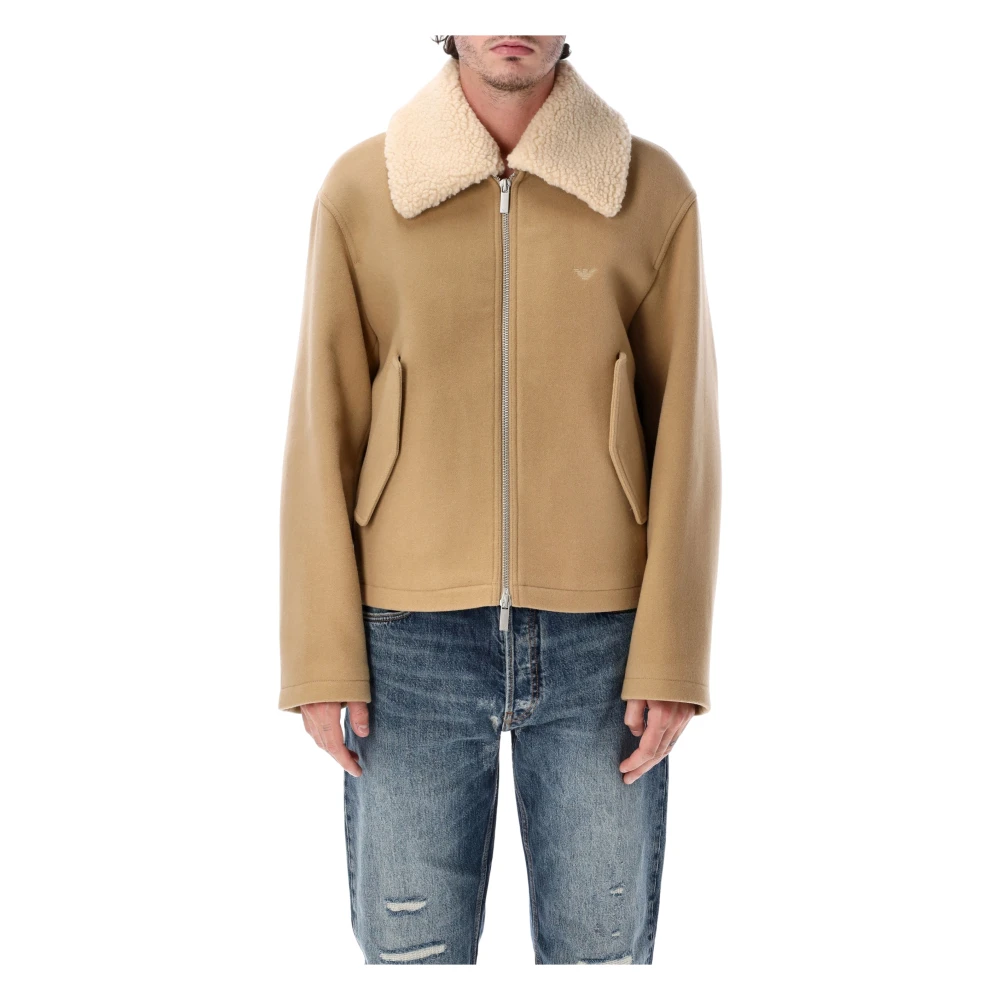 Emporio Armani Uomo Beige - Giacca Bomber - Jackets - L