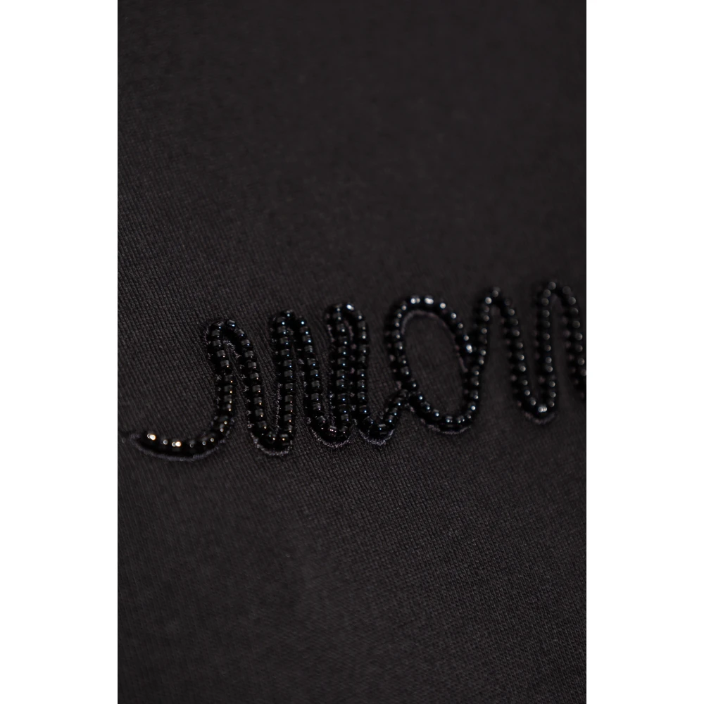 Moncler T-shirt met logo Black Dames