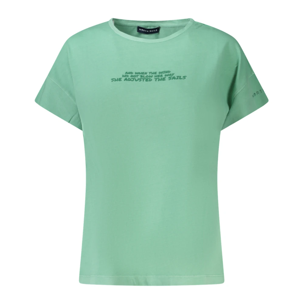 North Sails Short Sleeve T-Shirt - Female - T-Shirts - Green - Xs - Tops - Image 4