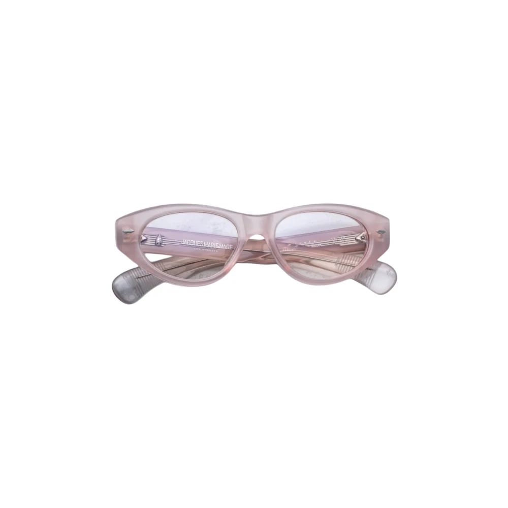 Jacques Marie Mage Beperkte oplage perzik Cat-eye zonnebril Orange Dames