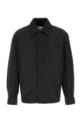 Vadderad Overshirt med Knappar