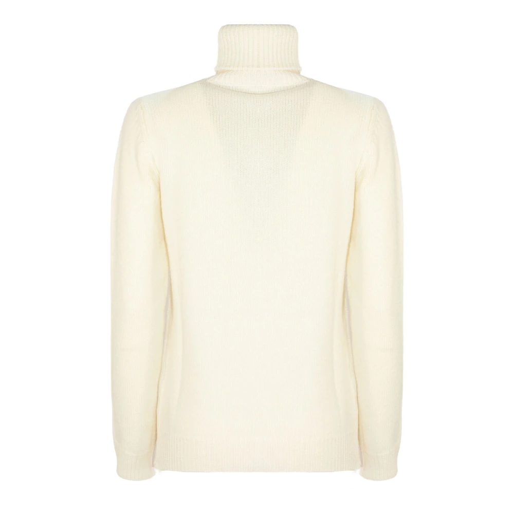 Kangra Crème Wol Kasjmier Coltrui Sweater Beige Dames