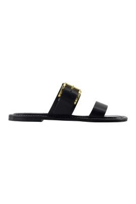 Sandaler med dubbla remmar och spänne