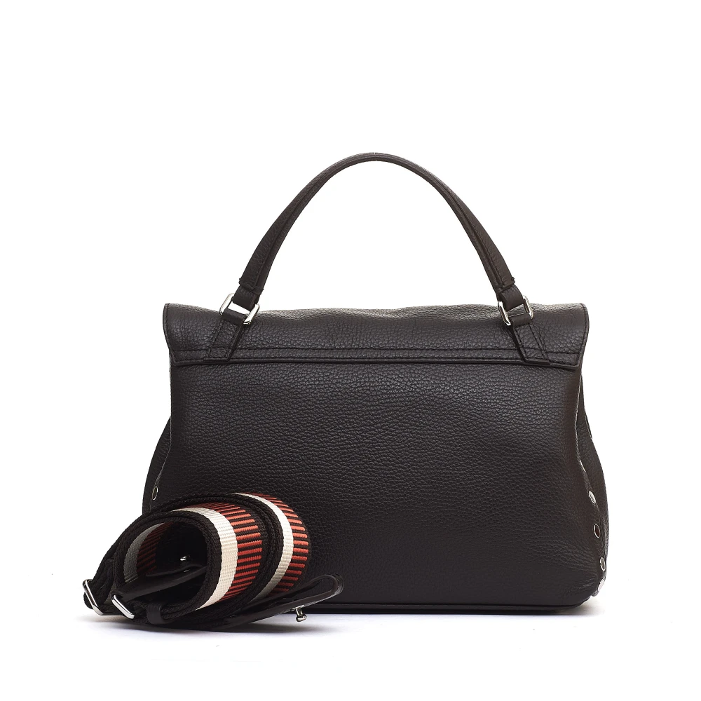 Zanellato Elegante Postina Bag Handtas Bruin Brown Dames