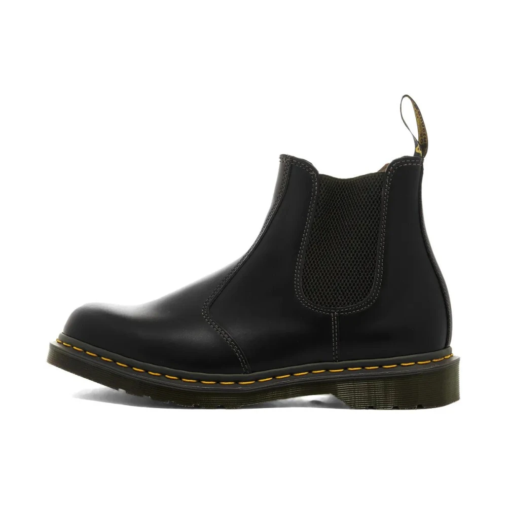 Dr. Martens Men's Black 2976 Vintage Made In England Chelsea Boots 'Quilon - ' 25747001 - Image 3