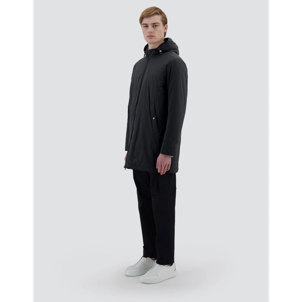 Herno Stijlvolle Resort Parka in Ponente Black Heren