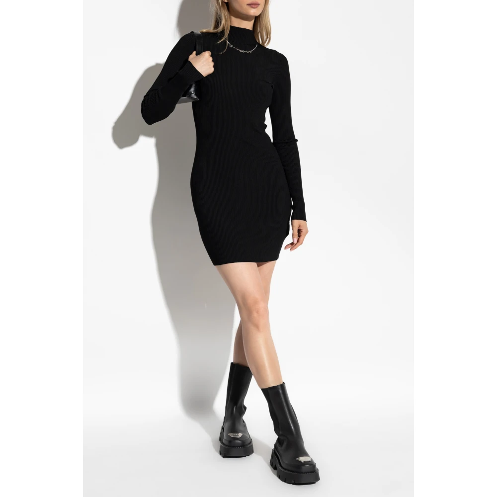 Diesel Jurk M-Ango-Ls Black Dames