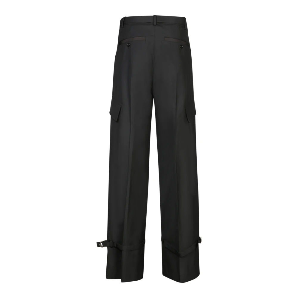 Sacai Zwarte Broeken voor Vrouwen Aw24 Black Dames