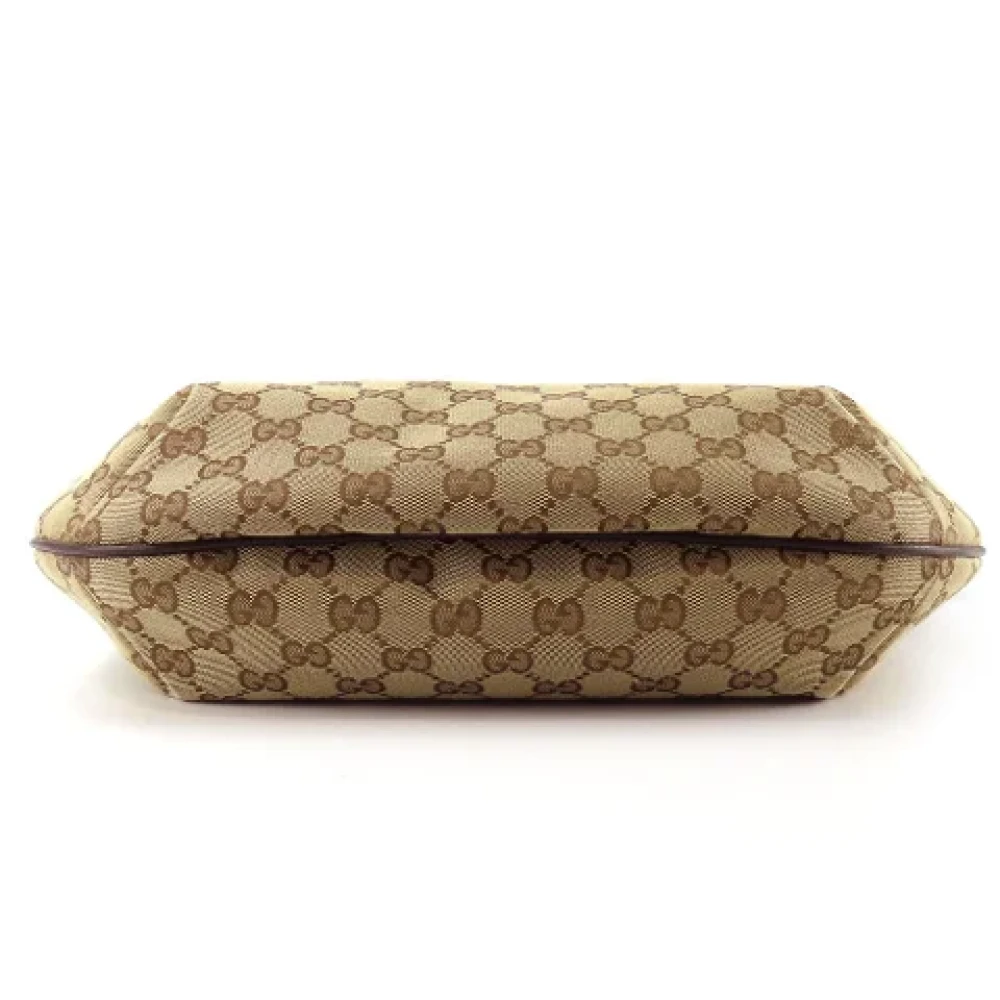 Gucci Vintage Pre-owned Canvas shoulder-bags Brown Dames