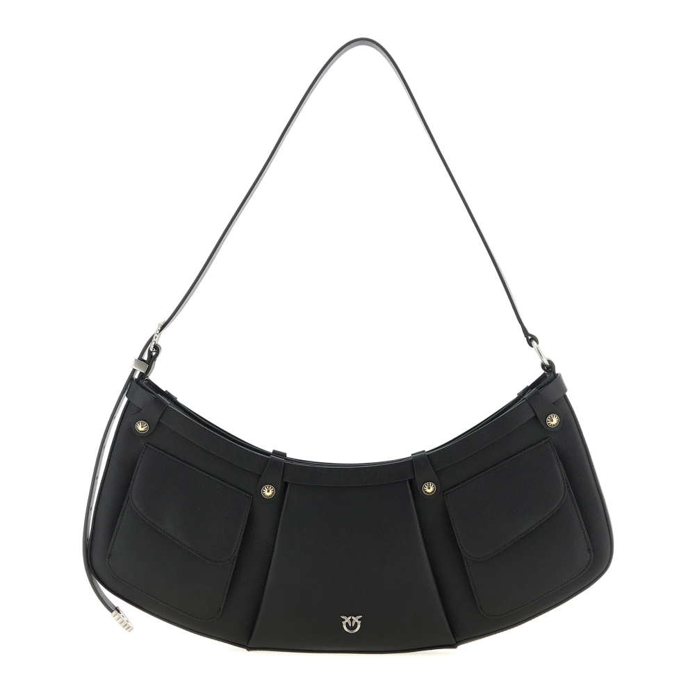 Pinko Svart Pocket Body Large Axelväska