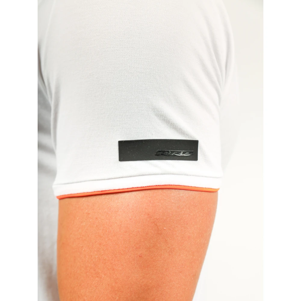 RRD Witte piqué polo shirt met stretch White Heren