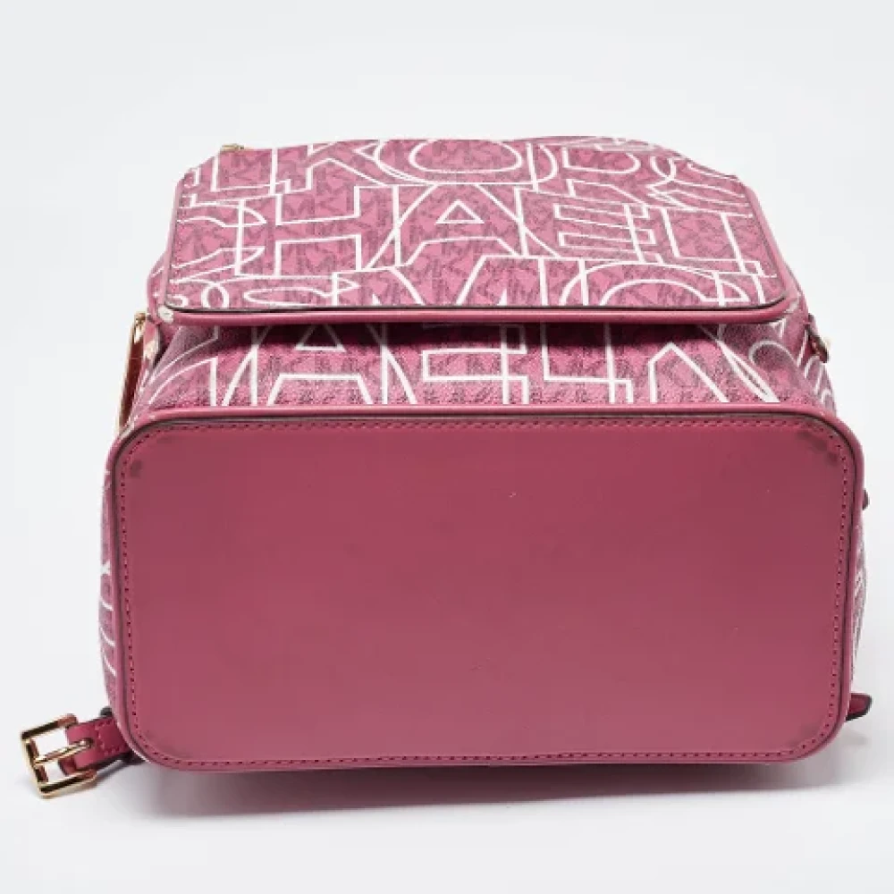 Michael Kors Pre-owned Coated canvas backpacks Pink Dames