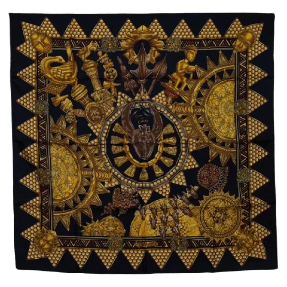 Pre-owned > Pre-owned Accessories > Pre-owned Scarves - - Hermès Vintage - Modalova