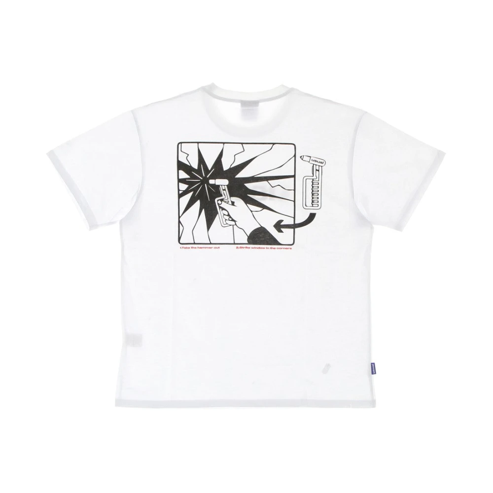 Usual Witte Hammer Tee Heren T-shirt White Heren