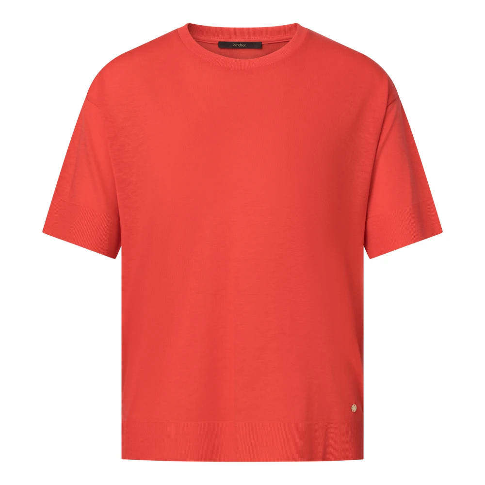Windsor - Tops > T-Shirts - Red - Windsor - Modalova