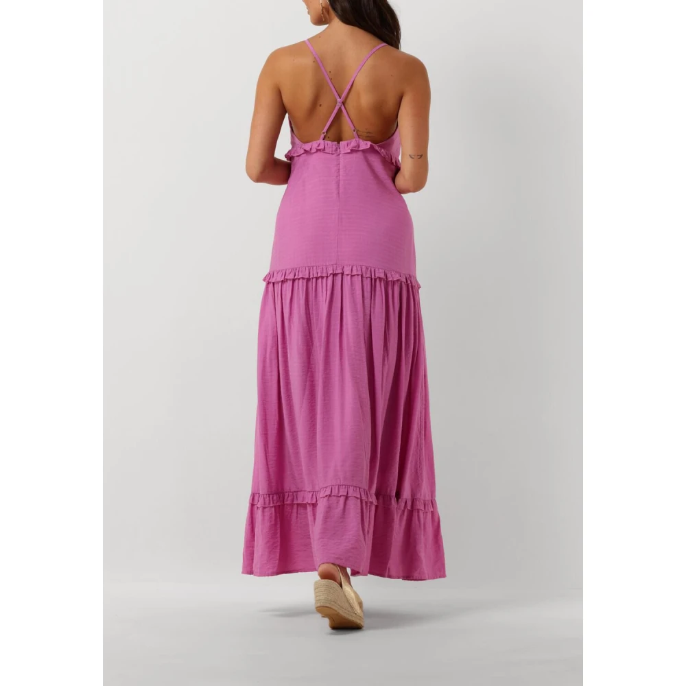 Y.A.S Paarse Strap Maxi Jurk Purple Dames