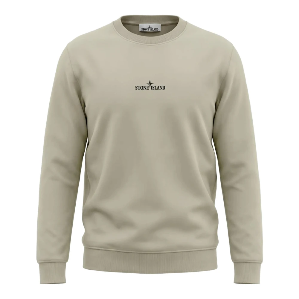 Stone Island , Sweatshirts, Male, Green, M, Crewneck Sweatshirt
