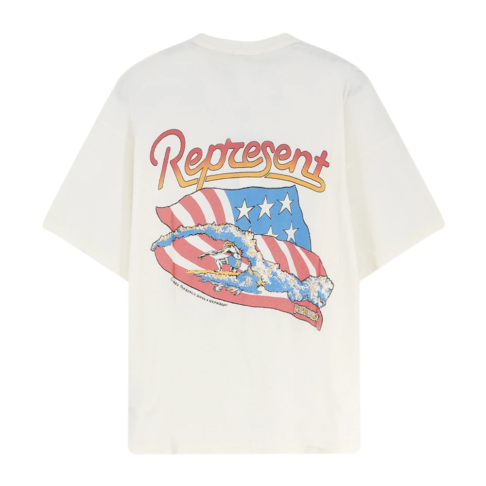 Represent Beach Boys Tee Oversized T-Shirt - Flat White - S - Image 2