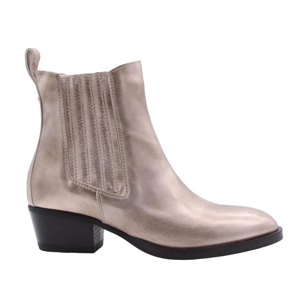 Nerogiardini Women's Brown Heeled Boots, 4 Uk, Stylish Ankle Boots