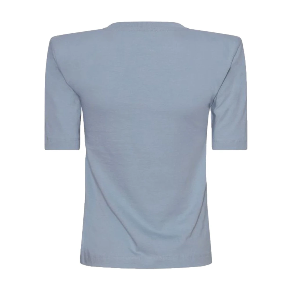 Remain Birger Christensen Klassiek Katoenen T-Shirt Blue Dames