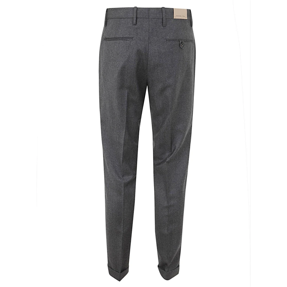 Michael Coal Capri Broek met Pences Antraciet Stijl Gray Heren