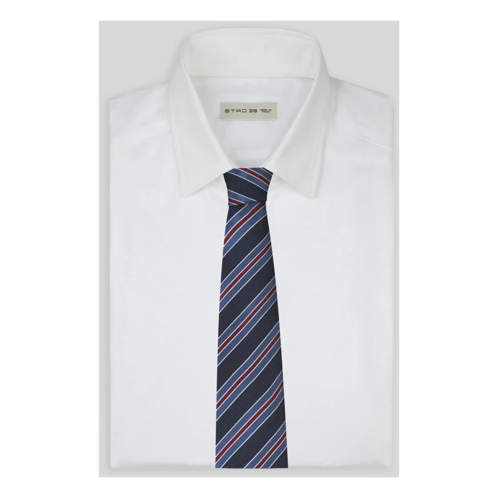 ETRO Elegante Zijden Stropdassen Collectie Multicolor Heren
