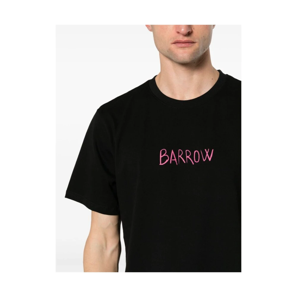 Barrow Zwarte Teddy Bear T-shirt Black Heren