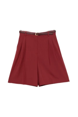 Mstadorno Skjortade Plisserade Skräddarsydda Shorts