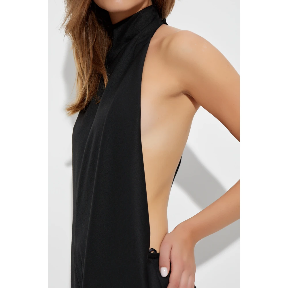 Alaïa Wollen jumpsuit Black Dames