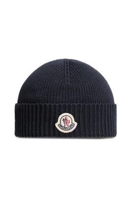 Logo-Patch Bomulls Beanie